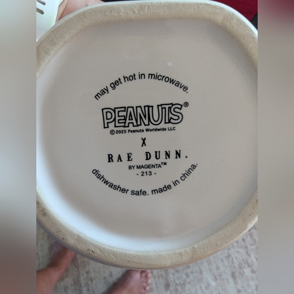 Snoopy Graduation Rae Dunn Peanuts Collab Mug - Picture 6 of 6